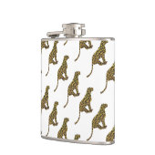 Leopard Brown en Yellow Siloette Heupfles (Links)