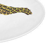 Leopard Brown en Yellow Siloette Snijplank (Hoek)