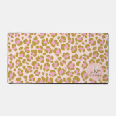 Leopard Brown rose beige Personnalisé (Recto)
