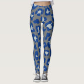 Leopard brown spuitkathetah patroon Legging (Voorkant)