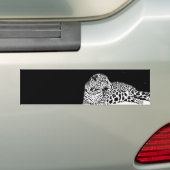 Leopard Bumpersticker (Op auto)