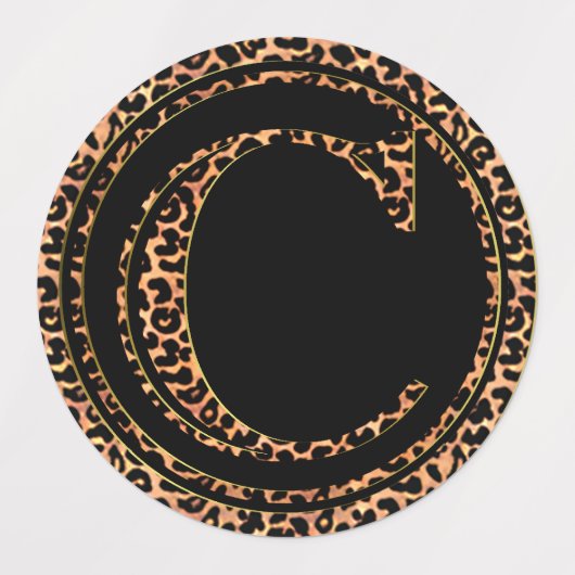 Leopard C Labels (Design 1)