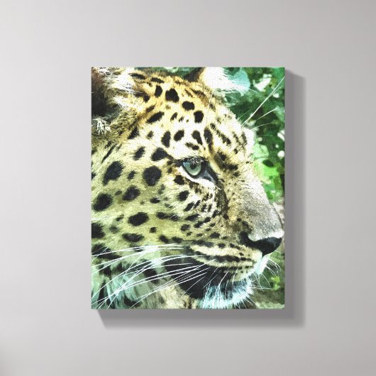 LEOPARD CANVAS AFDRUK (Voorkant)
