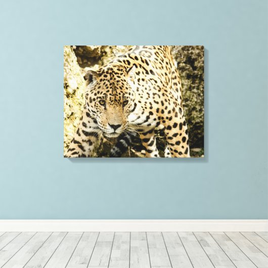 Leopard Canvas Afdruk (Insitu (Houten vloer))