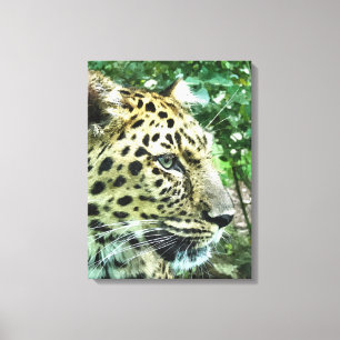 LEOPARD CANVAS AFDRUK