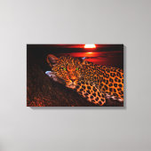 Leopard Canvas Afdruk (Voorkant)