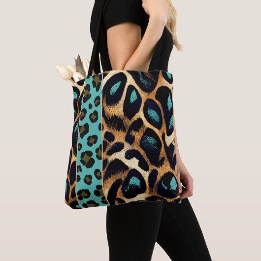 LEOPARD - Canvas tas, boodschappentas Draagtas (Dichtbij)