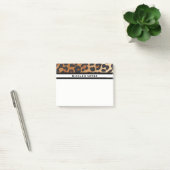 Leopard Cheetah Animal Print Trendy Gepersonalisee Post-it® Notes (Kantoor)