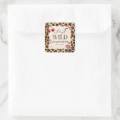 Leopard Cheetah Bachelorette Party Sticker (Tas)
