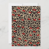 Leopard Cheetah Cherry On Top Birthday Invitation (Dos)
