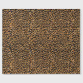 Leopard, cheetah, dierlijk gedrukt cadeaupapier (Vlak)