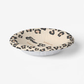 Leopard Cheetah Four Ever Wild 4th Verjaardagsfees Papieren Kommen (Gebogen)