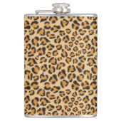 Leopard cheetah-patroon heupfles (Voorkant)