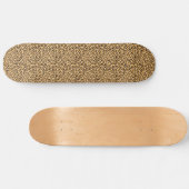 Leopard cheetah-patroon skateboard (Horizontaal)