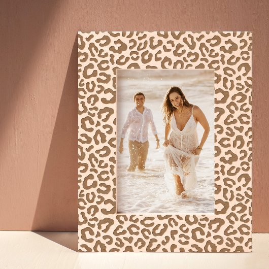 Leopard Cheetah Pattern Gegraveerde Lijstjes