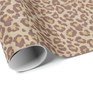 Leopard Cheetah Print Cadeaupapier