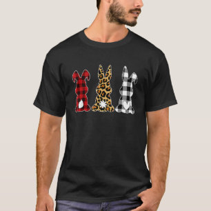 Leopard Cheetah Pset Bunny Rabbit Funny Easter Ho T-shirt