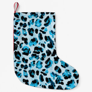 Leopard Cheetah Skin: Waterverf Tie Dye Kleine Kerstsok