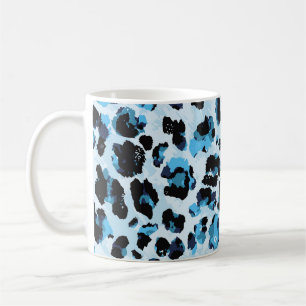 Leopard Cheetah Skin: Waterverf Tie Dye Koffiemok