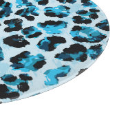 Leopard Cheetah Skin: Waterverf Tie Dye Snijplank (Hoek)