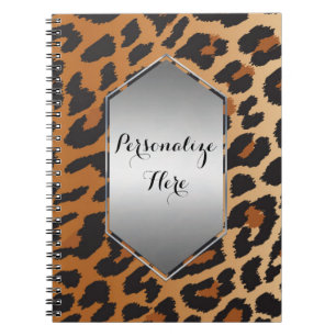 Leopard Cheetah Spots Wild Animal Print Patroon Notitieboek