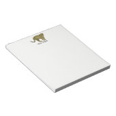  leopard Cheetah Spotted Cat Drawing Notitieblok (Schuin)