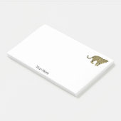  leopard Cheetah Spotted Cat Drawing Post-it® Notes (Schuin)