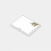  leopard Cheetah Spotted Cat Drawing Post-it® Notes (Schuin)