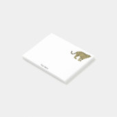  leopard Cheetah Spotted Cat Drawing Post-it® Notes (Schuin)