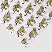 leopard Cheetah Spotted Cat Drawing Tissuepapier (Detail)