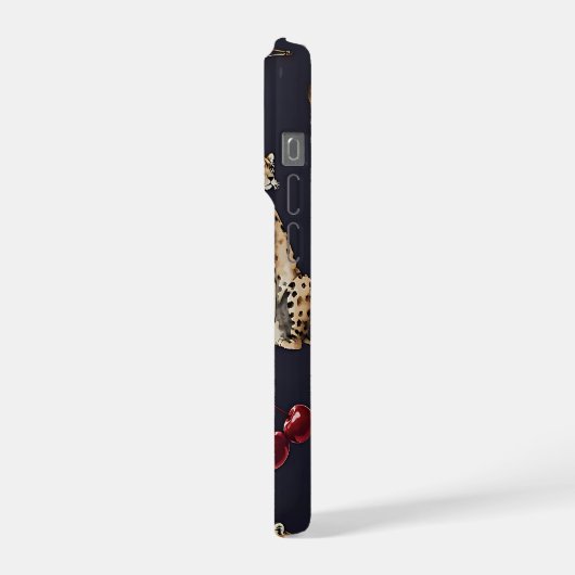 Leopard Cherry Phone Case (Côté gauche)