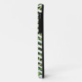 Leopard Chevron Black en Green Print Case-Mate iPhone Case (Achterkant/links)