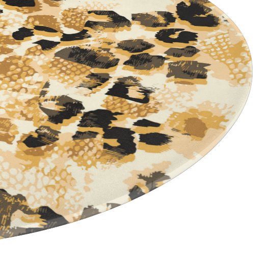 Leopard Chic: patroonelegantie. Snijplank (Hoek)