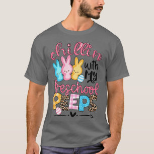 Leopard Chillin met mijn leraar schooltijd T-shirt