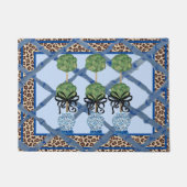 Leopard Chinoiserie Ginger Jar jarres Tapis de por (Devant)