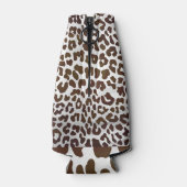 Leopard Chocolade Print Flesjeskoeler (Achterkant)