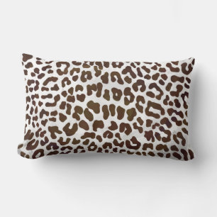 Leopard Chocolade Print Kussen