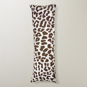 Leopard Chocolade Print Lichaamskussen