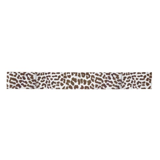Leopard Chocolade Print Lint (Voorkant)