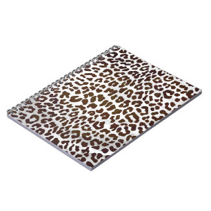 Leopard Chocolade Print Notitieboek