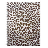 Leopard Chocolade Print Notitieboek (Voorkant)