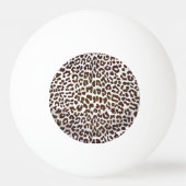 Leopard Chocolade Print Pingpongballen (Voorkant)