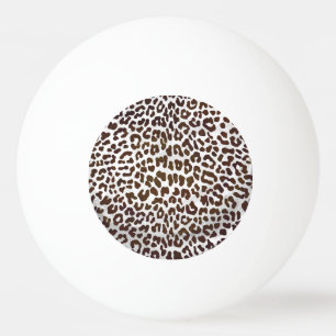 Leopard Chocolade Print Pingpongballen