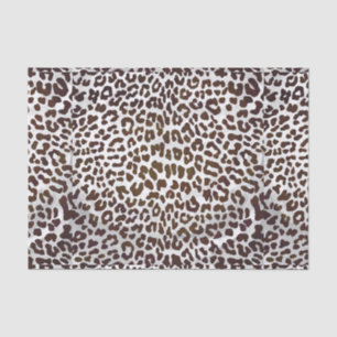 Leopard Chocolade Print Tissuepapier