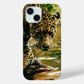 Leopard Crossing a Stream Case-Mate iPhone Case (Achterkant)