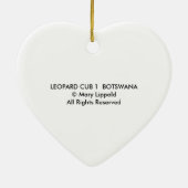 LEOPARD CUB KERAMISCH ORNAMENT (Achterkant)