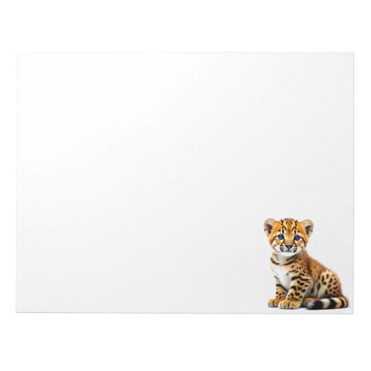 Leopard Cub Notitieblok (Voorkant)