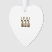 Leopard Cute Bunny Bow Funny Christian Easter Day  (devant)