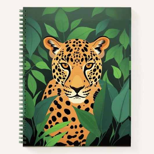 Leopard dans le Jungle Journal (Devant)