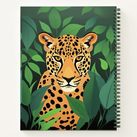 Leopard dans le Jungle Journal (Dos)
